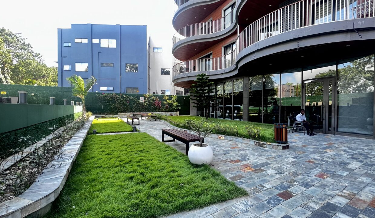 outside